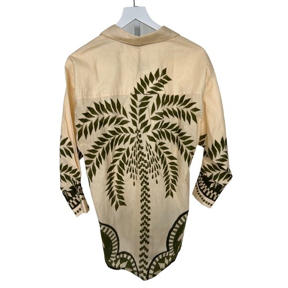 Eugenia Fernández Rihad Monkey Print Buttondown Blouse - Picture 7 of 7